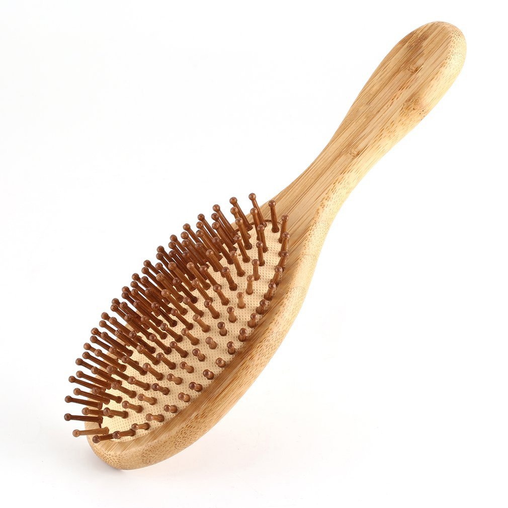 Flair Brush Pure Boar Bristle Soft Hair Brush - Bamboo Handle